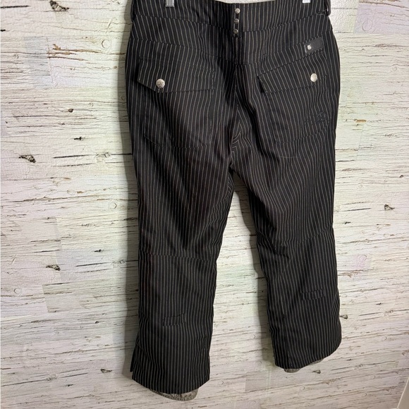Burton snowboard pants black pin striped size large dryride - Picture 5 of 5